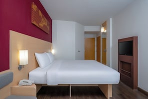 In-room safe, desk, iron/ironing board, free cribs/infant beds