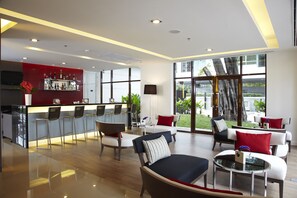 Sitteområde i lobbyen