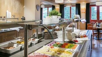 Daily buffet breakfast (EUR 18 per person)