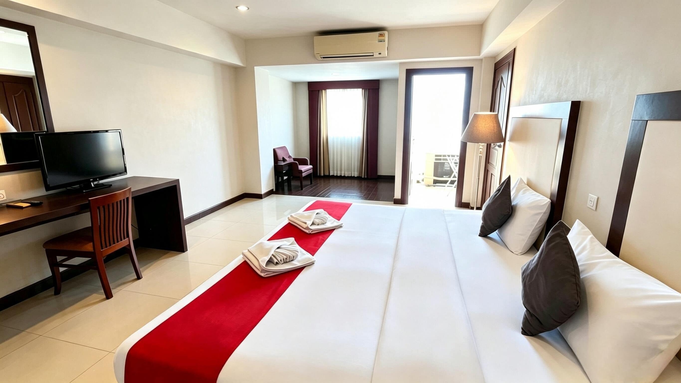 Superior Double or Twin Room | Caja de seguridad en la habitación y escritorio 