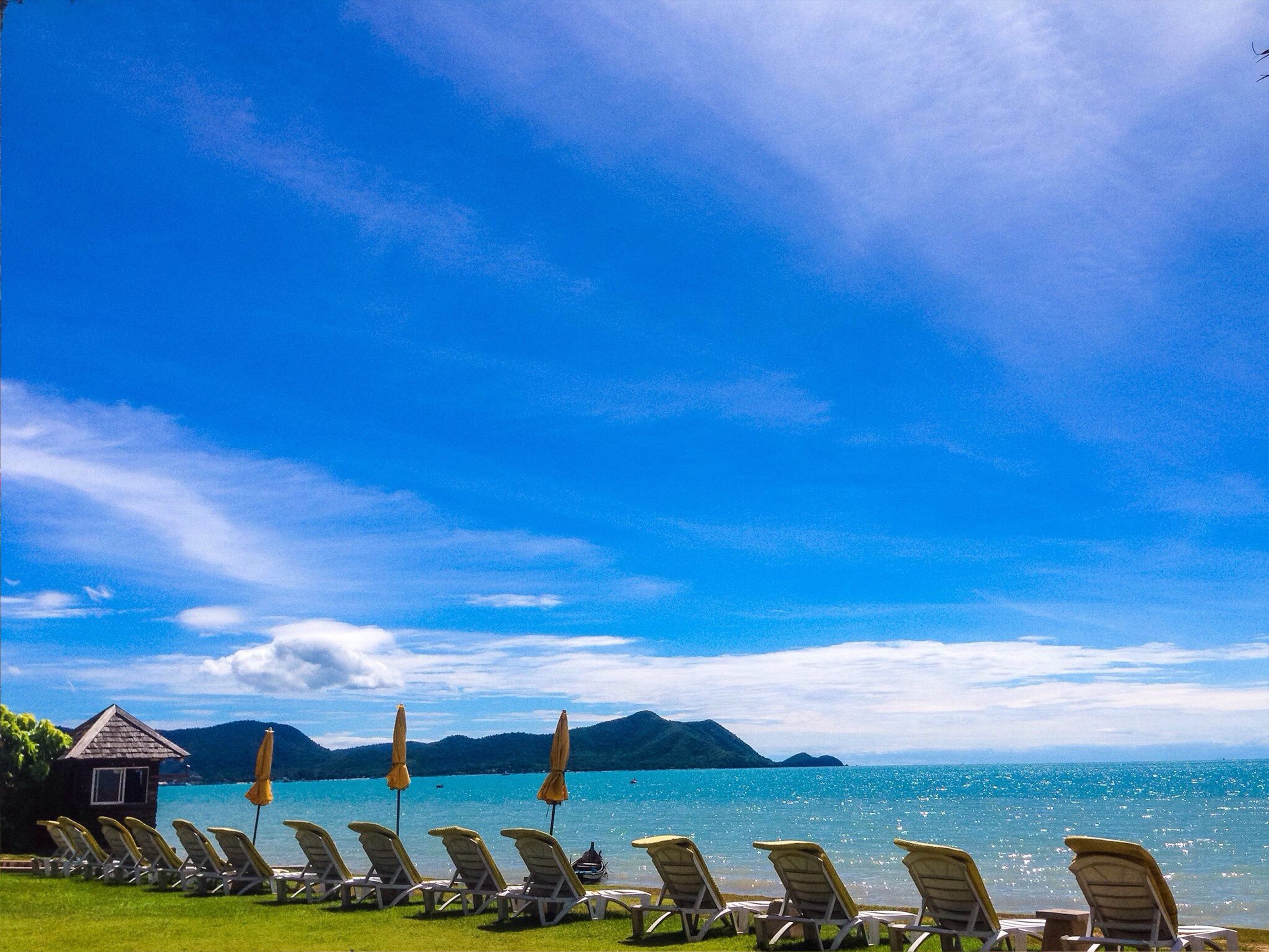 Blick von der Unterkunft