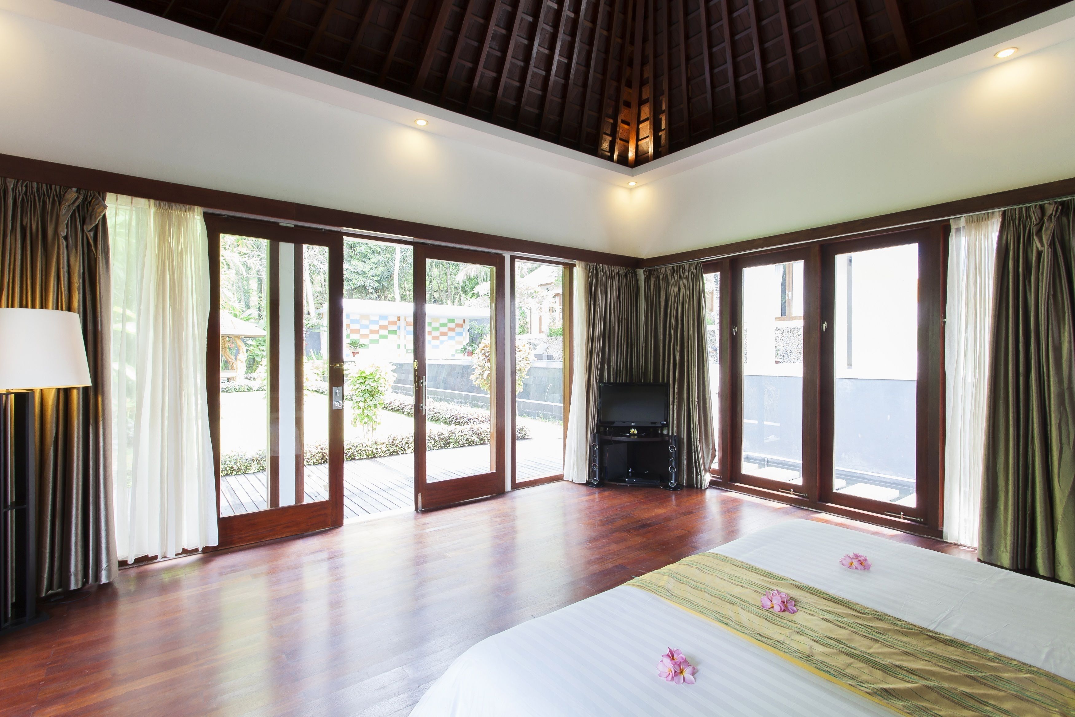 cendana three bedrooms private pool villa | view from room