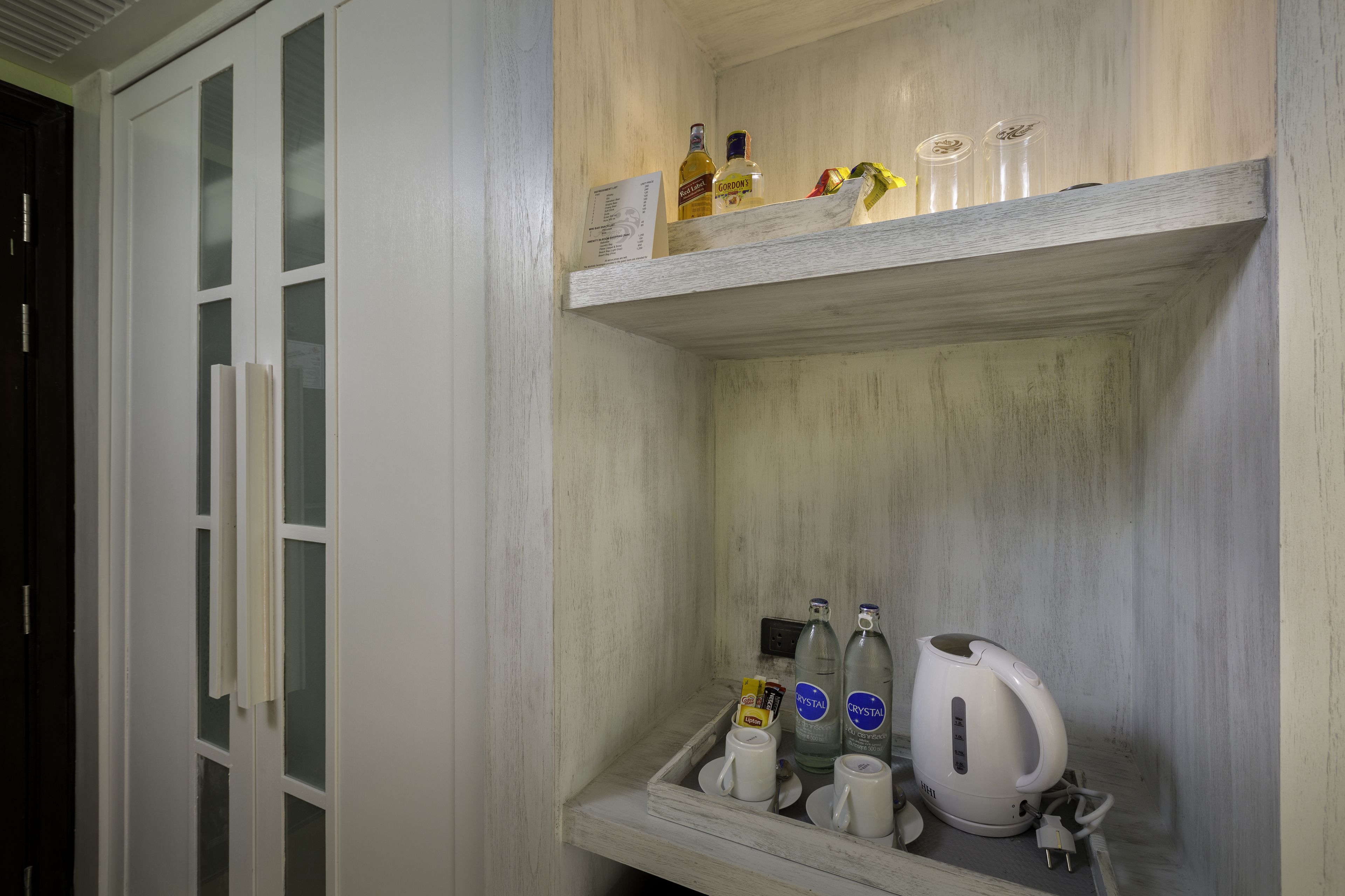 superior garden view | bathroom | shower, free toiletries, hair dryer, bathrobes