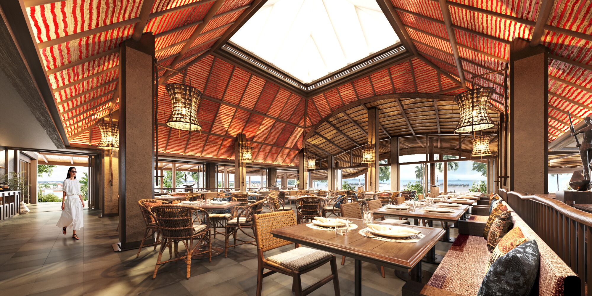 2 restaurants, breakfast, lunch, dinner served; international cuisine