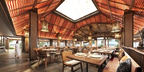 2 restaurantes; se sirven desayunos, almuerzos y cocina internacional 