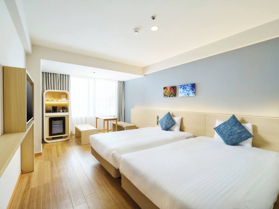Premier Deluxe Twin | Blackout curtains, free WiFi, bed sheets