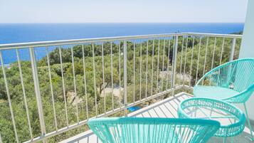 Superior-Doppelzimmer, Balkon, Meerblick | Ausblick vom Zimmer