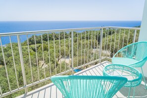 Superior Double Room, Balcony, Sea View | View from room - Orsa Maggiore (Castro)