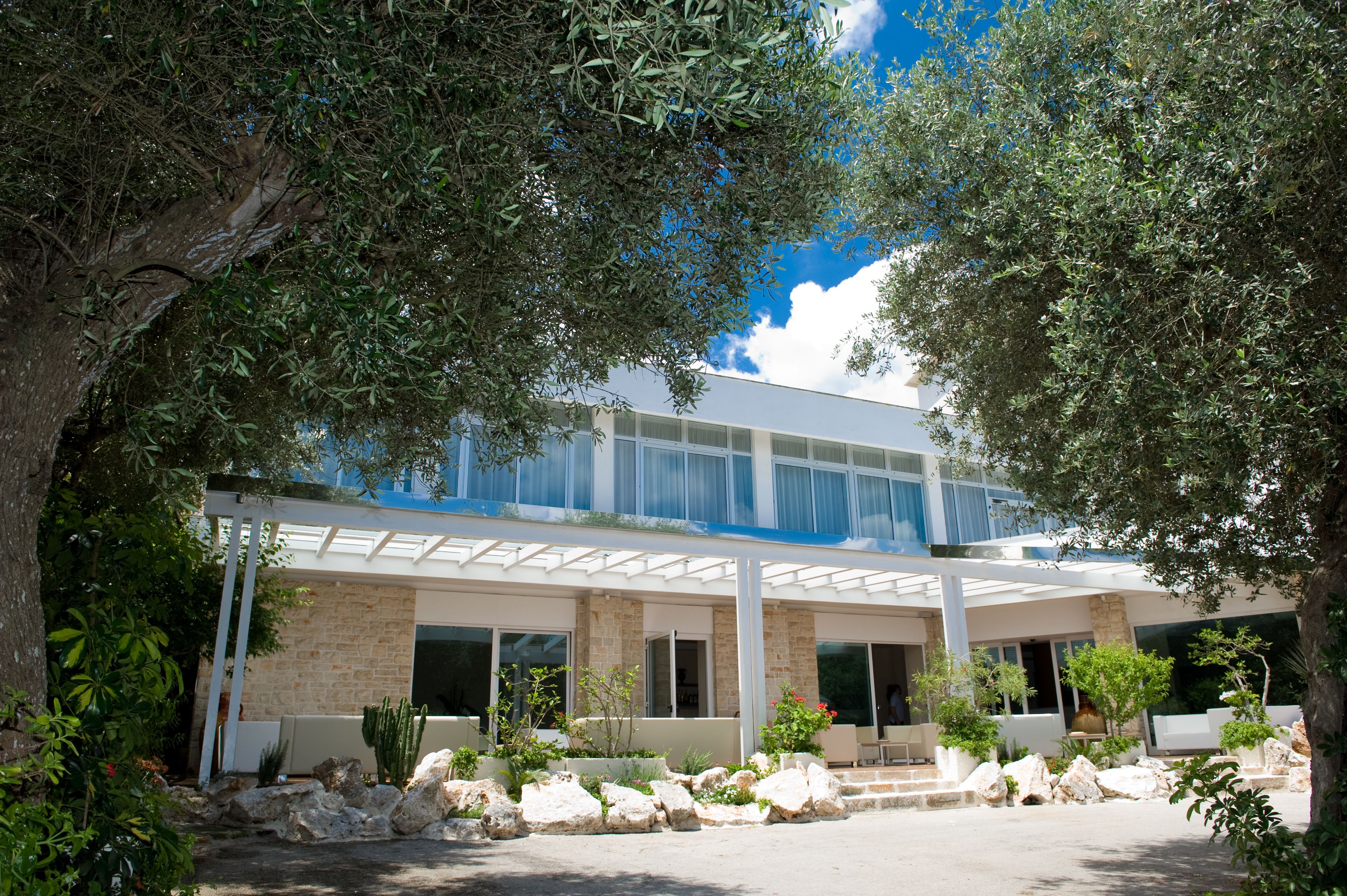 Facciata della struttura