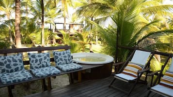 Bangalô, vista para o oceano (Master) | 1 quarto, roupas de cama premium, frigobar, cofres nos quartos