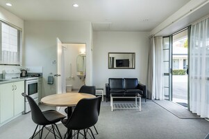 Superior Apartment, 1 Bedroom, Accessible | Living area | 43-inch Smart TV with digital channels, TV