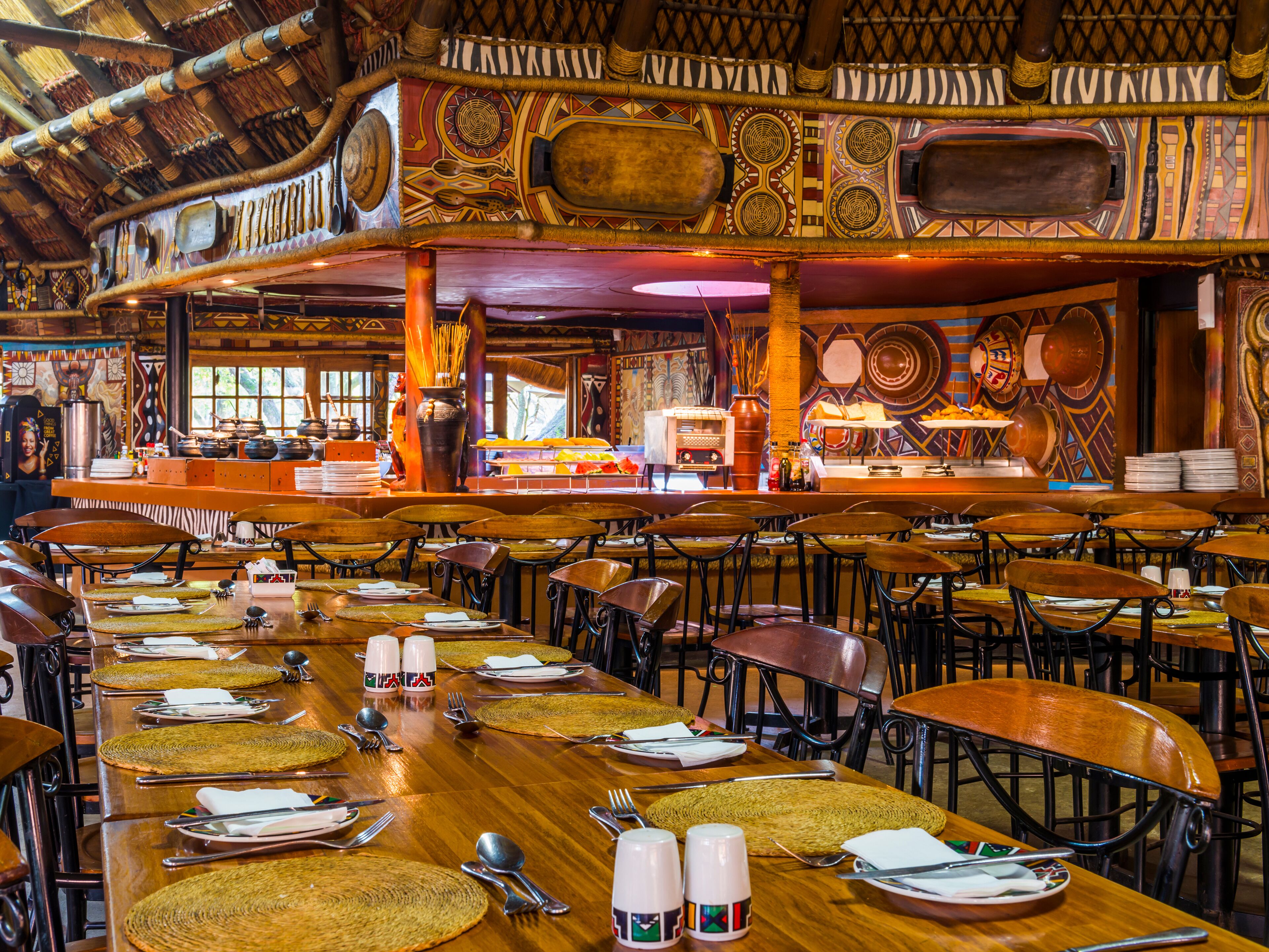 Dagelijks ontbijtbuffet (ZAR 170 per persoon)