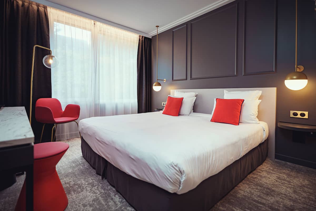Chambre Design, vue parc