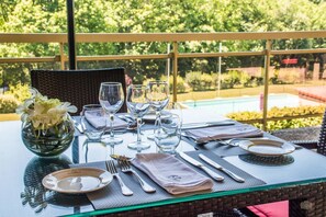 Lunch, dinner served; French cuisine, al fresco dining