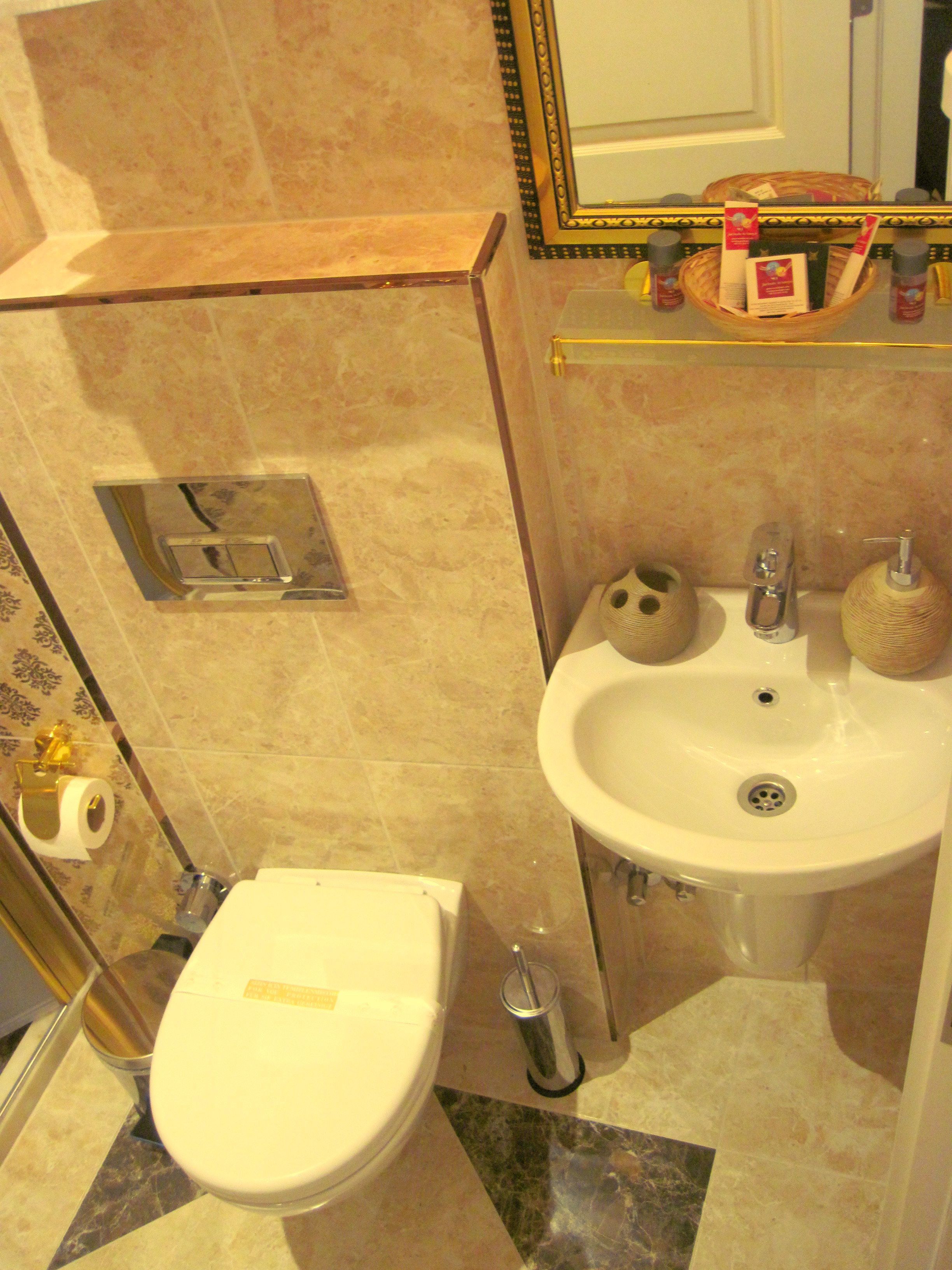 shower, free toiletries, hair dryer, slippers