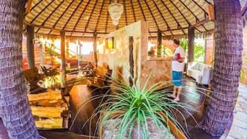Sala de estar en el lobby