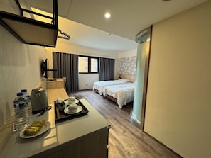Standard Twin Room, 2 Single Beds | Down duvets, free minibar, in-room safe, desk