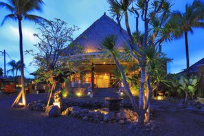 Front of property - evening/night