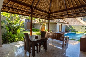 Premier Villa, 1 Bedroom, Private Pool | Private kitchen | Fridge, coffee/tea maker - Abi Bali Resort Villas & Spa (Jimbaran)