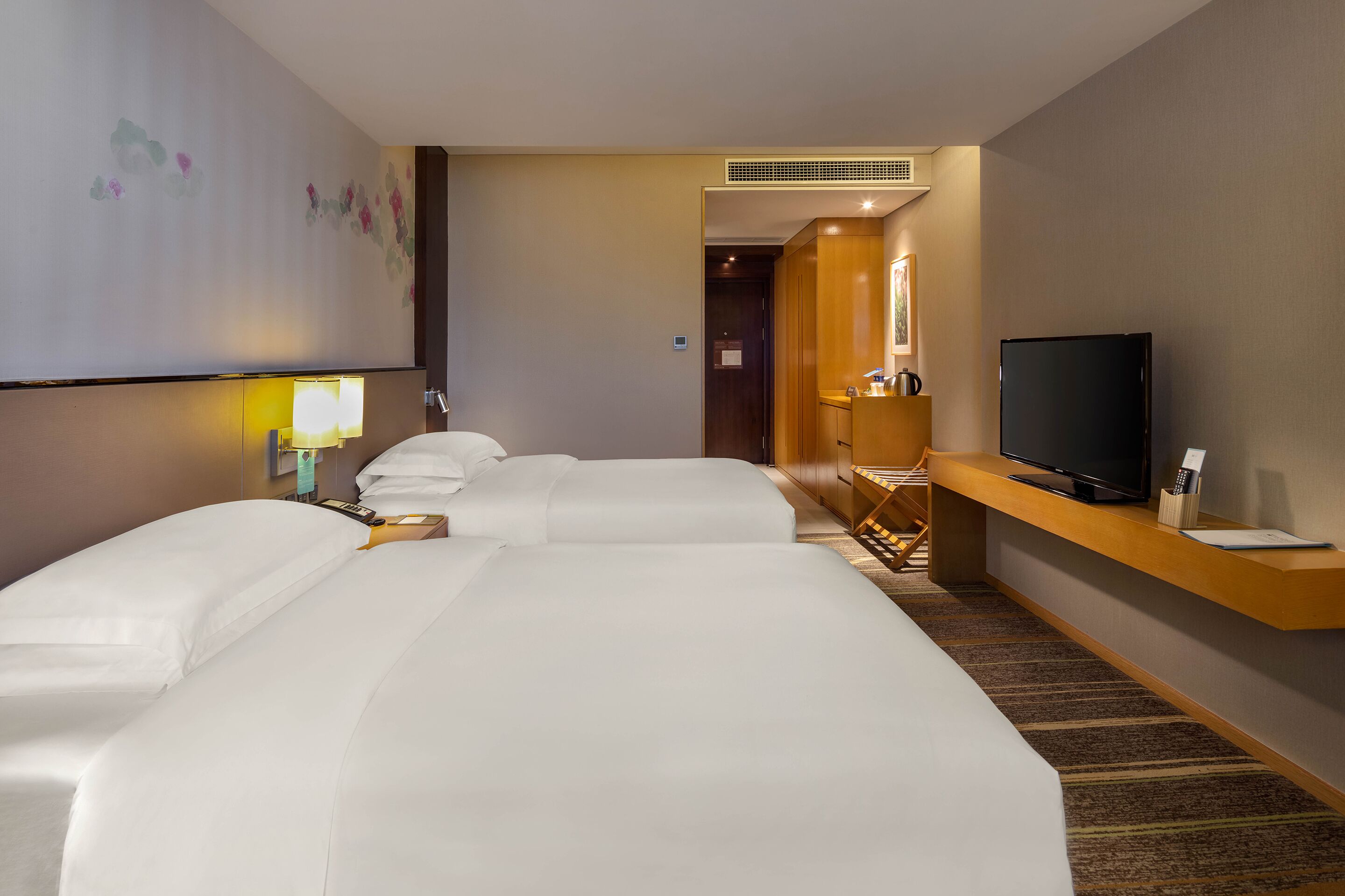 Chambre avec lits jumeaux, 2 lits une place