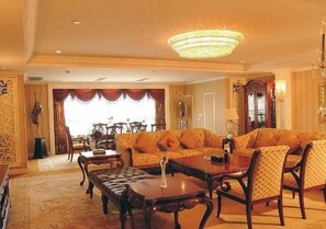 Desk, blackout drapes, iron/ironing board, free WiFi