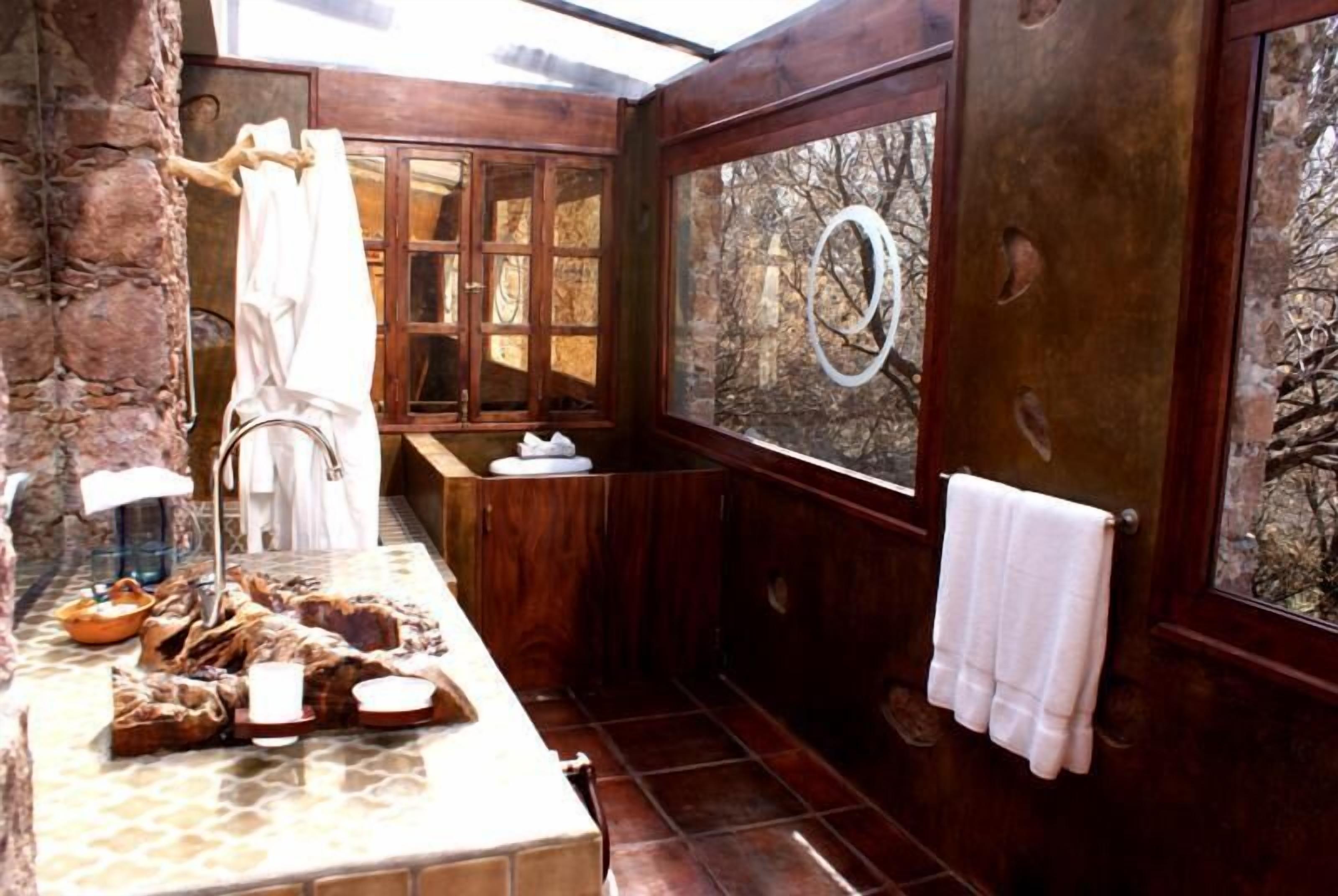 junior suite (dream or serenity) | bathroom | shower, hair dryer, towels