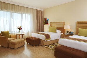 1 habitación, edredón, camas con pillow-top y minibar 