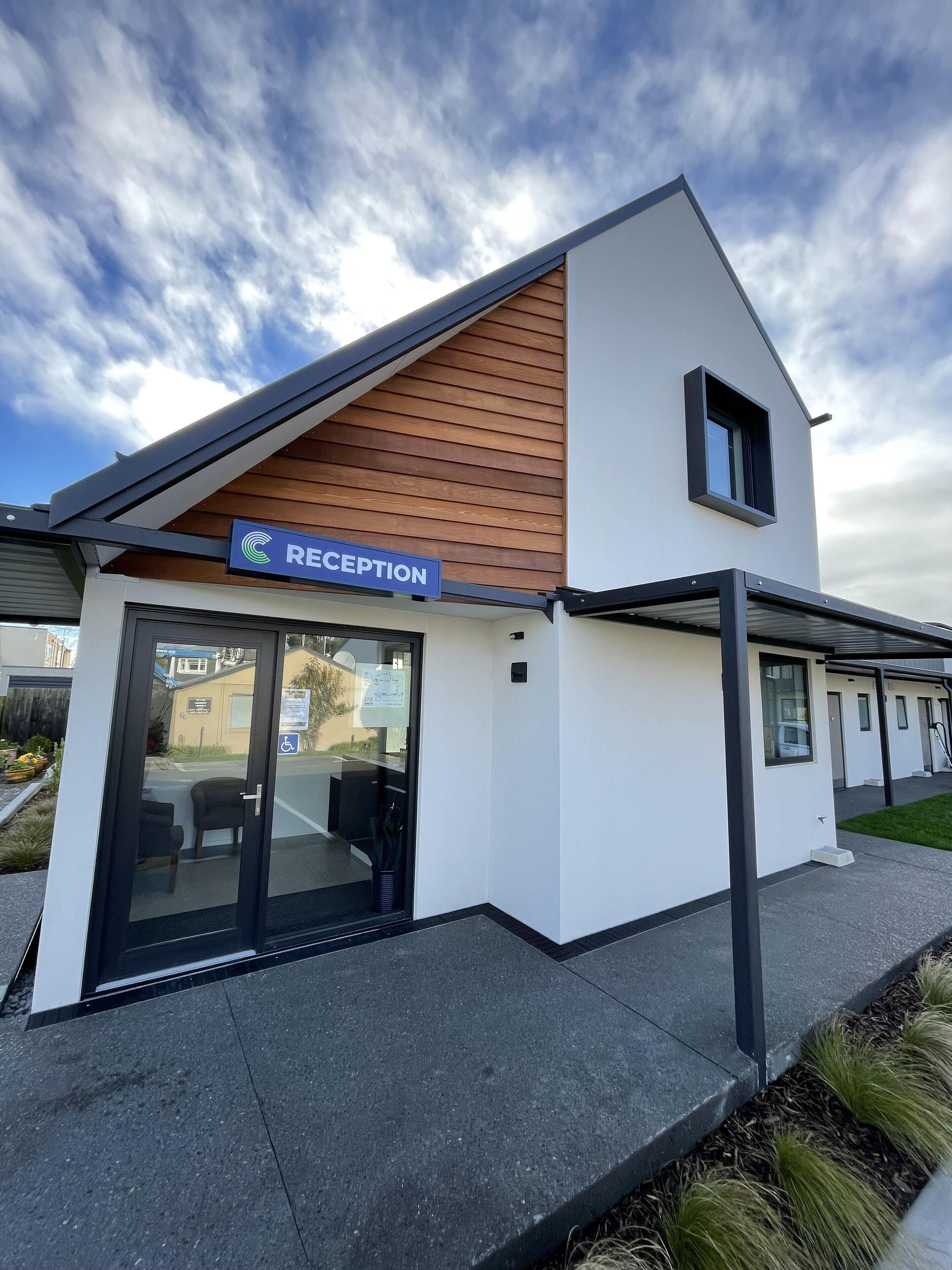 Façade de l’hébergement