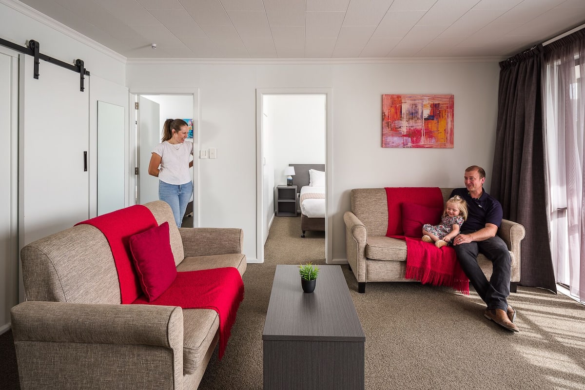 Appartement Deluxe, 2 chambres | Coin séjour