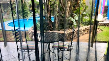 Standard Room, 2 Single Beds, Pool Access, Pool View | Terrace/patio