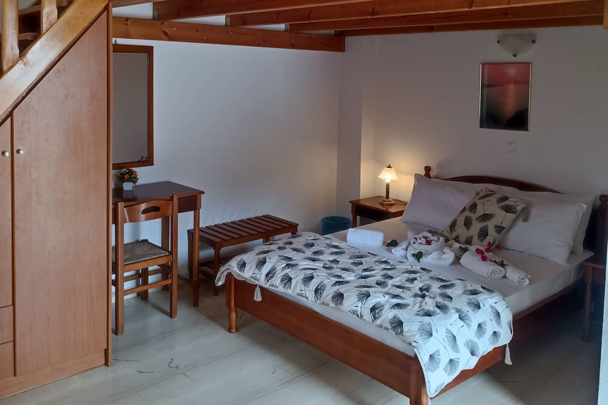 1 makuuhuone, ylelliset vuodevaatteet