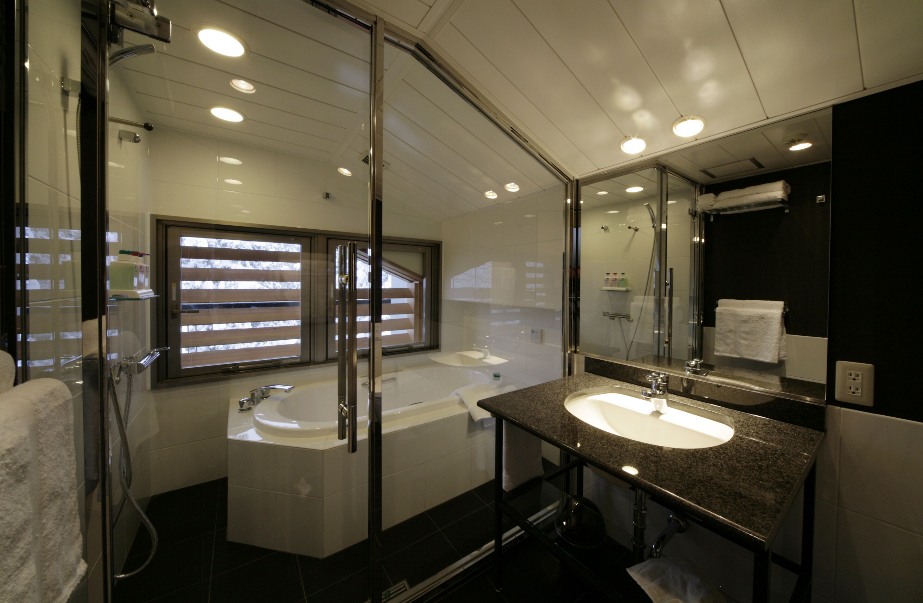 Penthouse (1 King or Twin and Queen Wall Bed) | Bathroom | Free toiletries, hair dryer, slippers, bidet