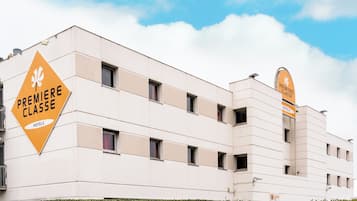 Façana frontal de l'allotjament