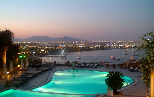 Superior Double Room, Sea View | Terrace/patio - Eden Rock Hotel (Sharm El Sheikh)