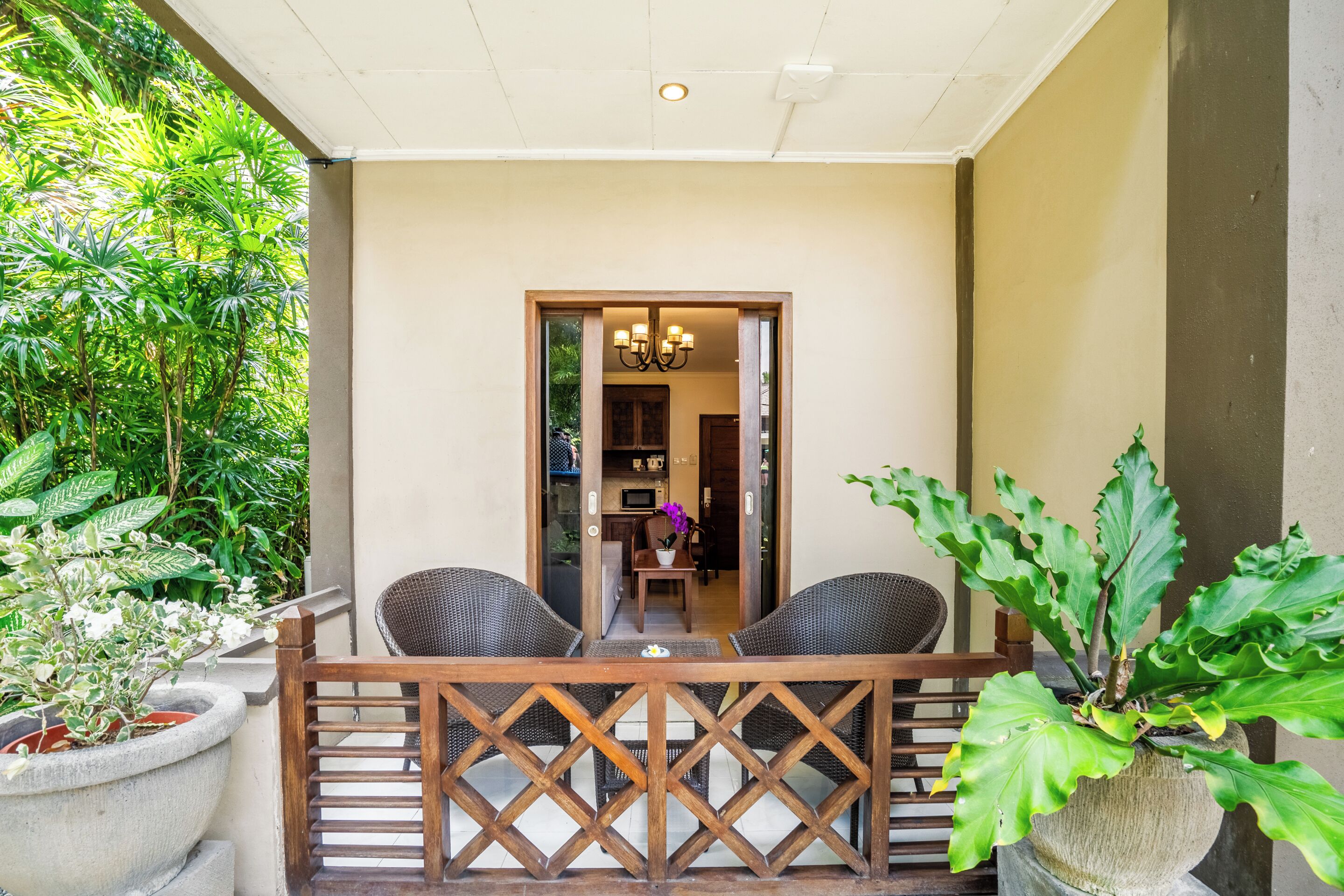 Pemandangan balkon