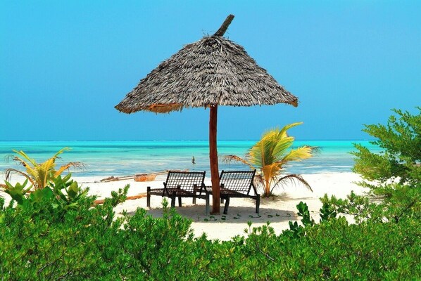 Private beach, snorkeling, beach volleyball, fishing