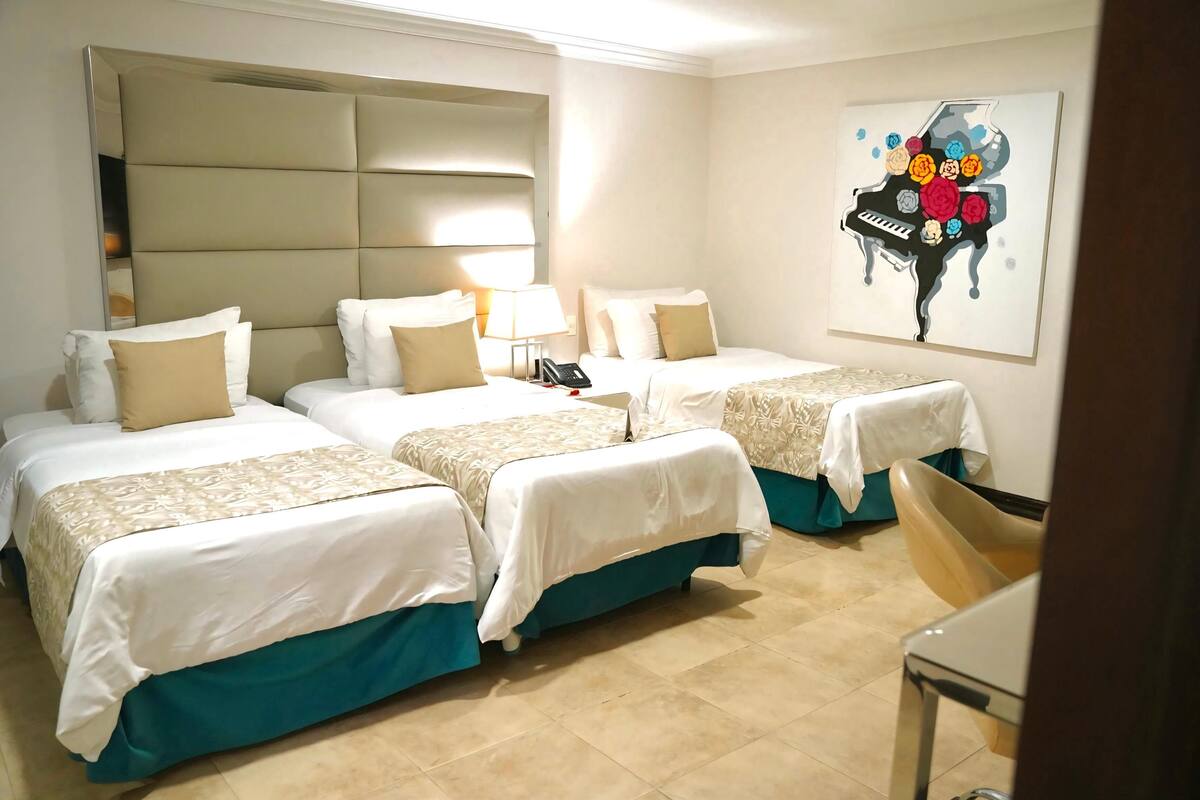 Premium bedding, minibar, in-room safe, desk