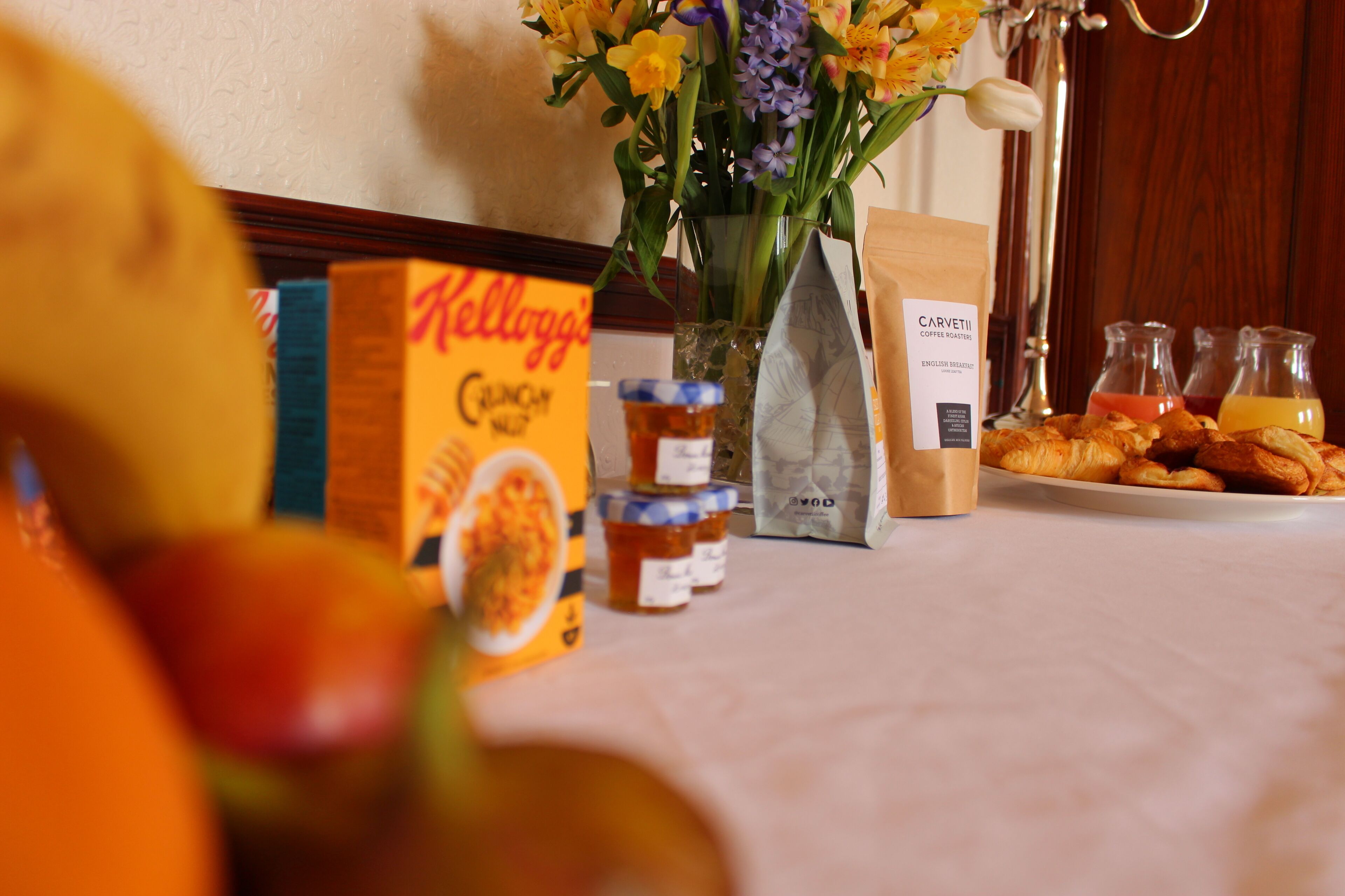 Gratis komplett frukost varje dag 