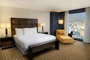 Premium bedding, down duvets, in-room safe, desk