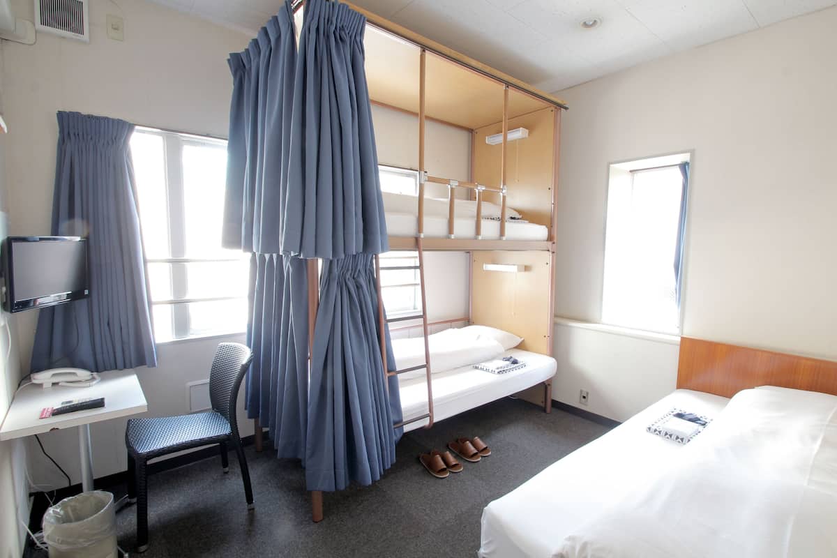 Desk, iron/ironing board, free WiFi, bed sheets