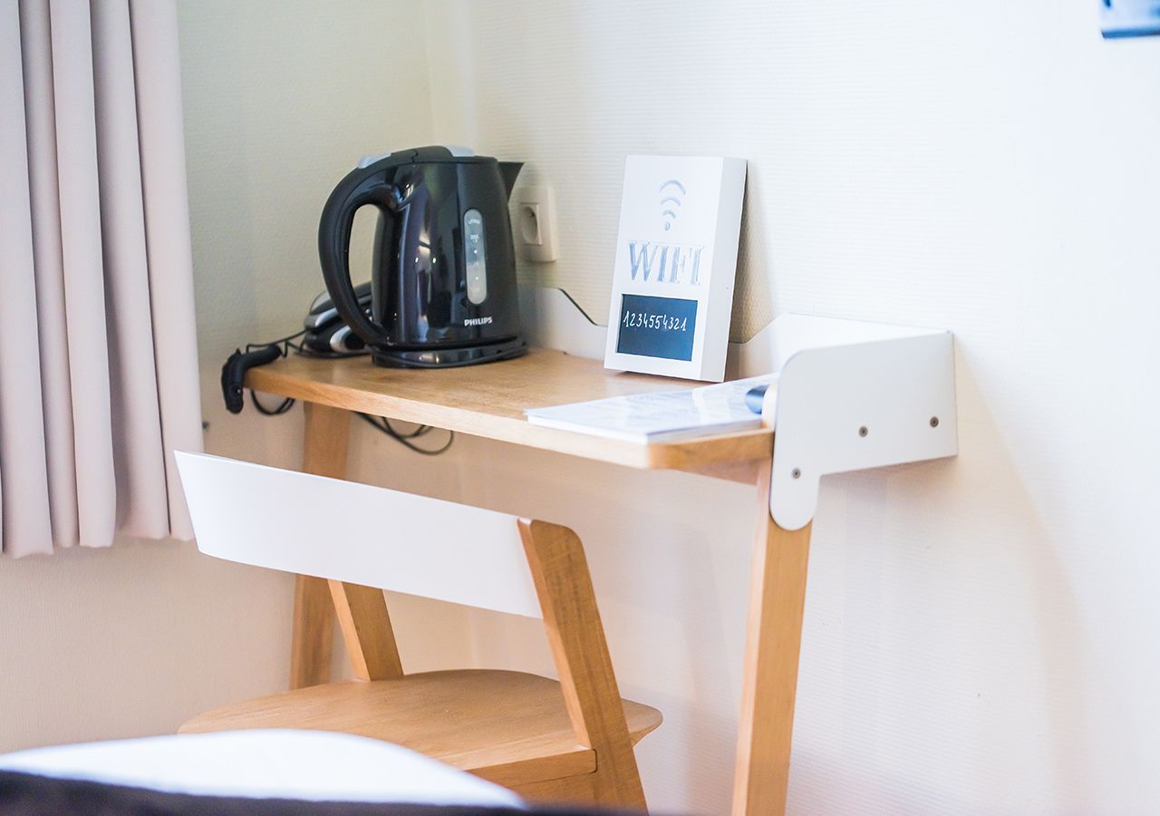 in-room safe, desk, blackout curtains, iron/ironing board