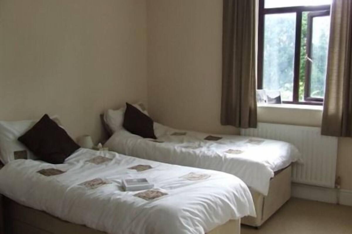 Habitación básica, 2 camas individuales, baño privado