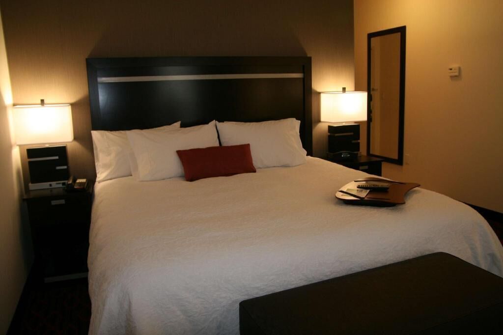 Hypo-allergenic bedding, pillowtop beds, in-room safe, desk