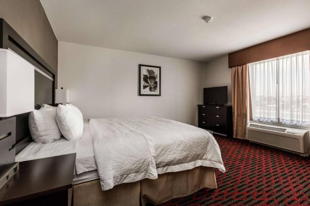 Hypo-allergenic bedding, pillowtop beds, in-room safe, desk