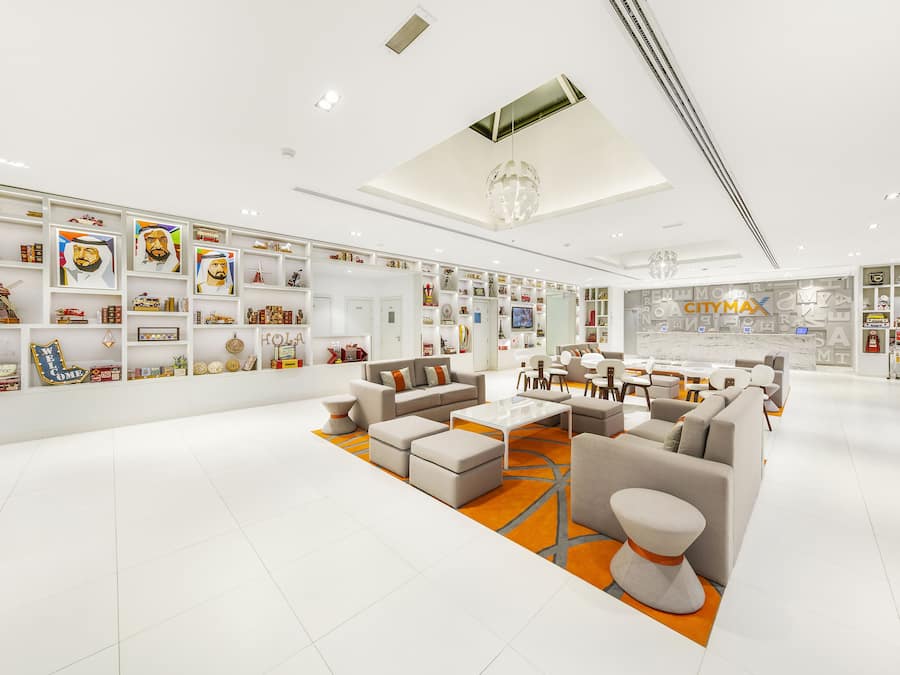 Lobby sitting area