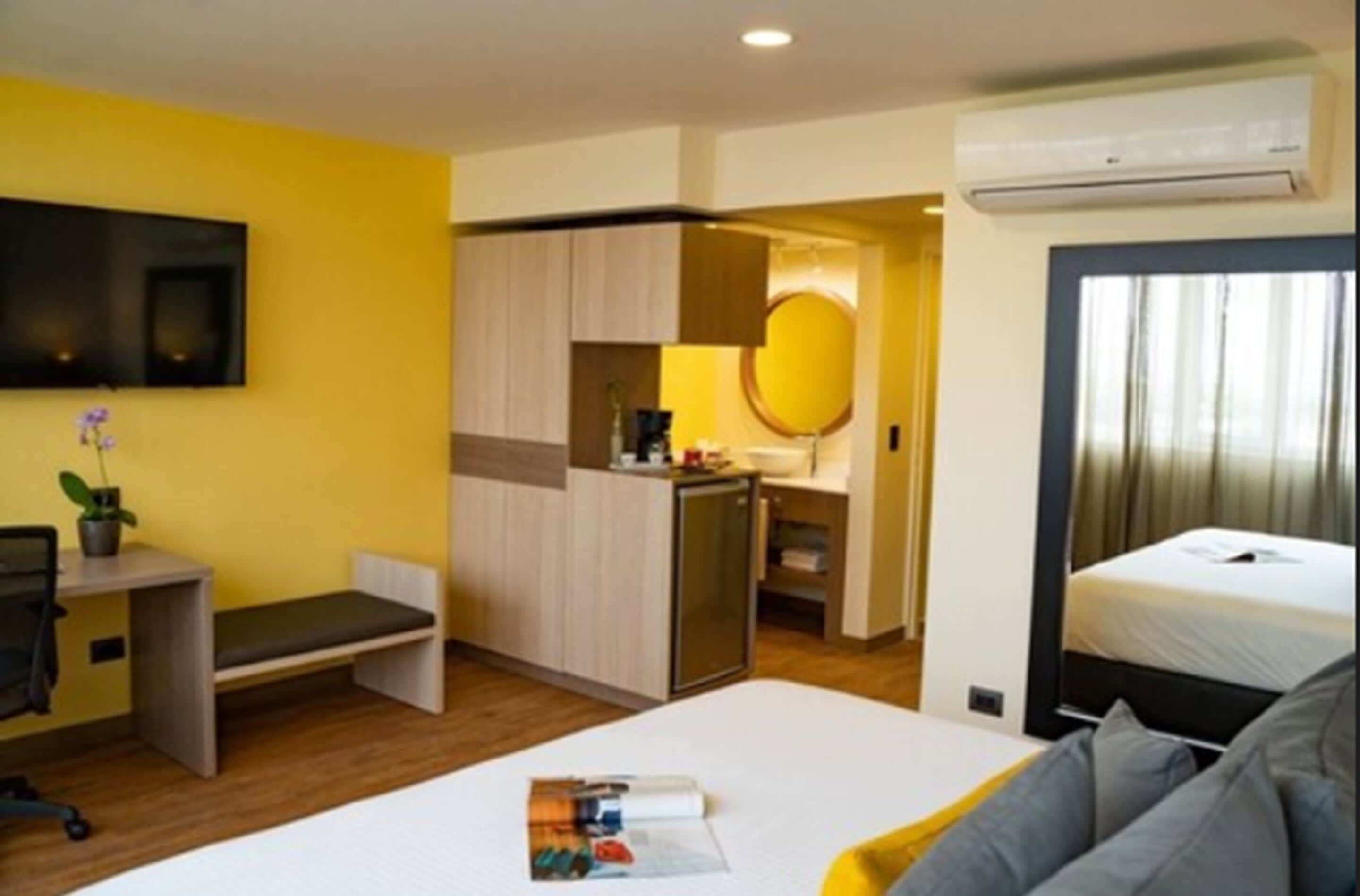 superior double room, 1 king bed | bathroom | free toiletries, hair dryer, towels