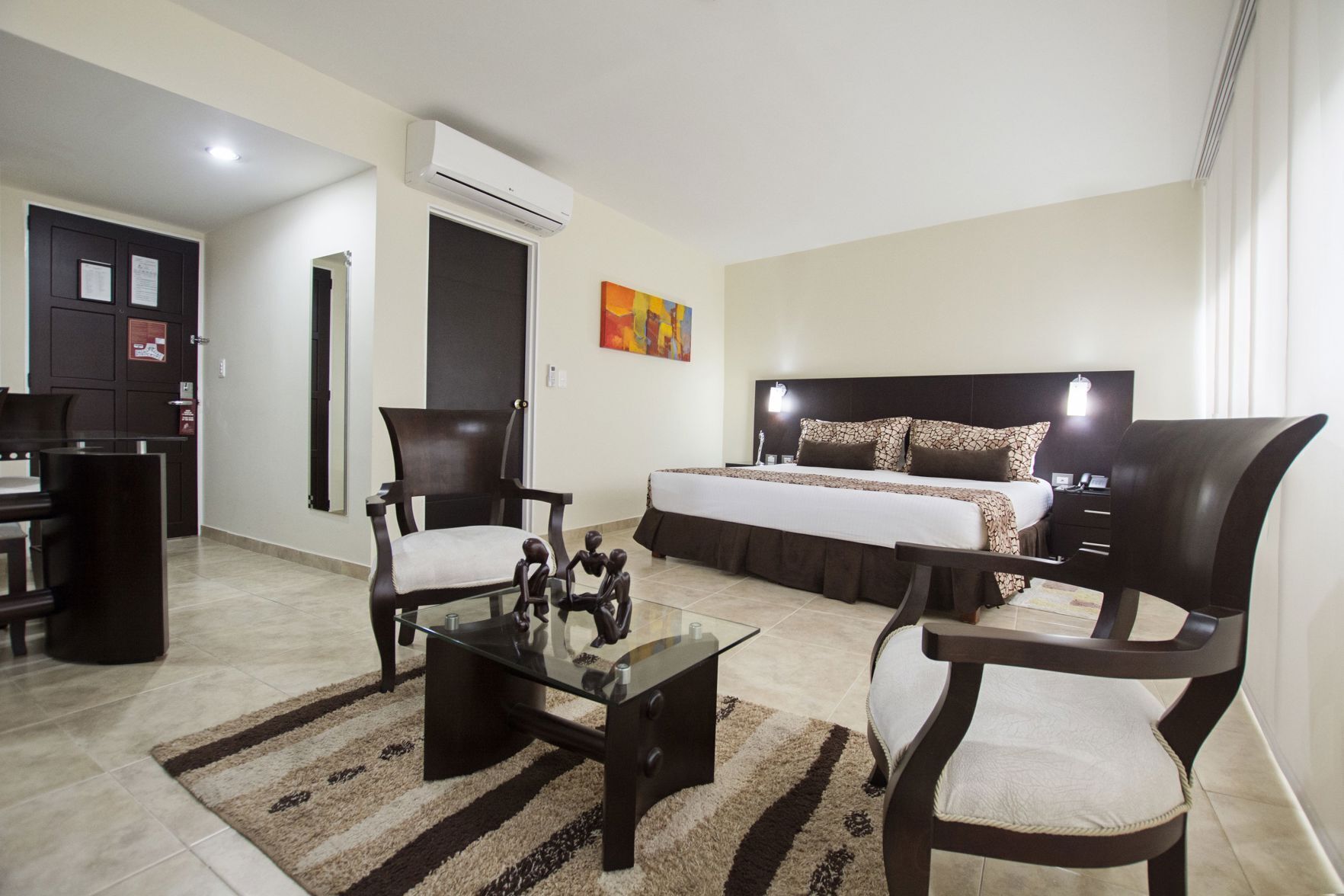 Minibar, in-room safe, desk, blackout curtains