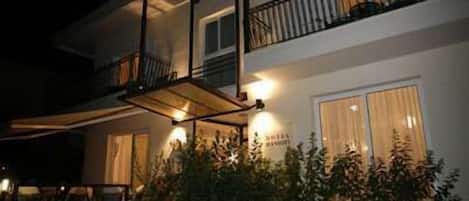 Front of property - evening/night