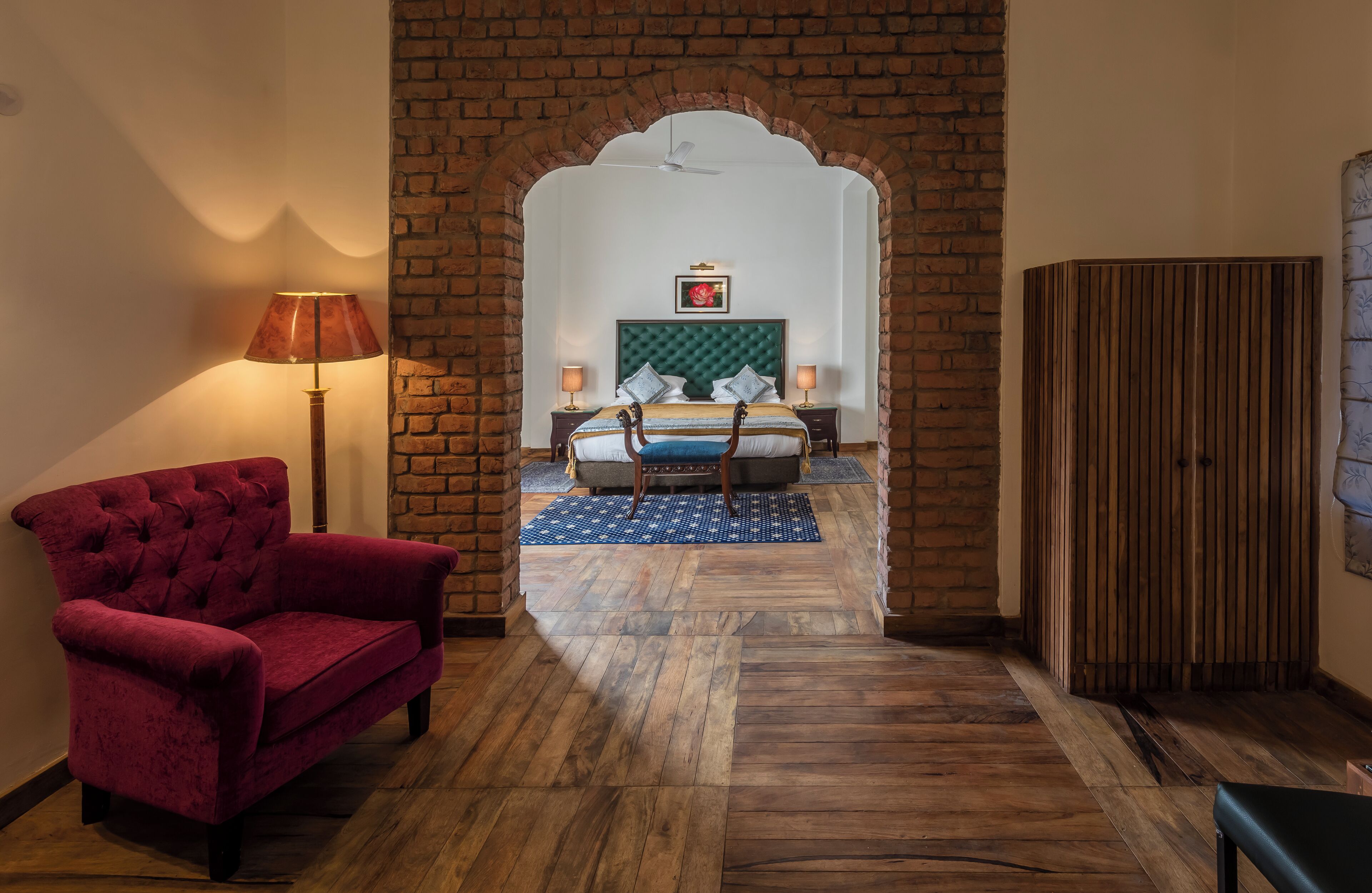 Suite, 1 cama Queen size | Caja de seguridad en la habitación y decoración personalizada 