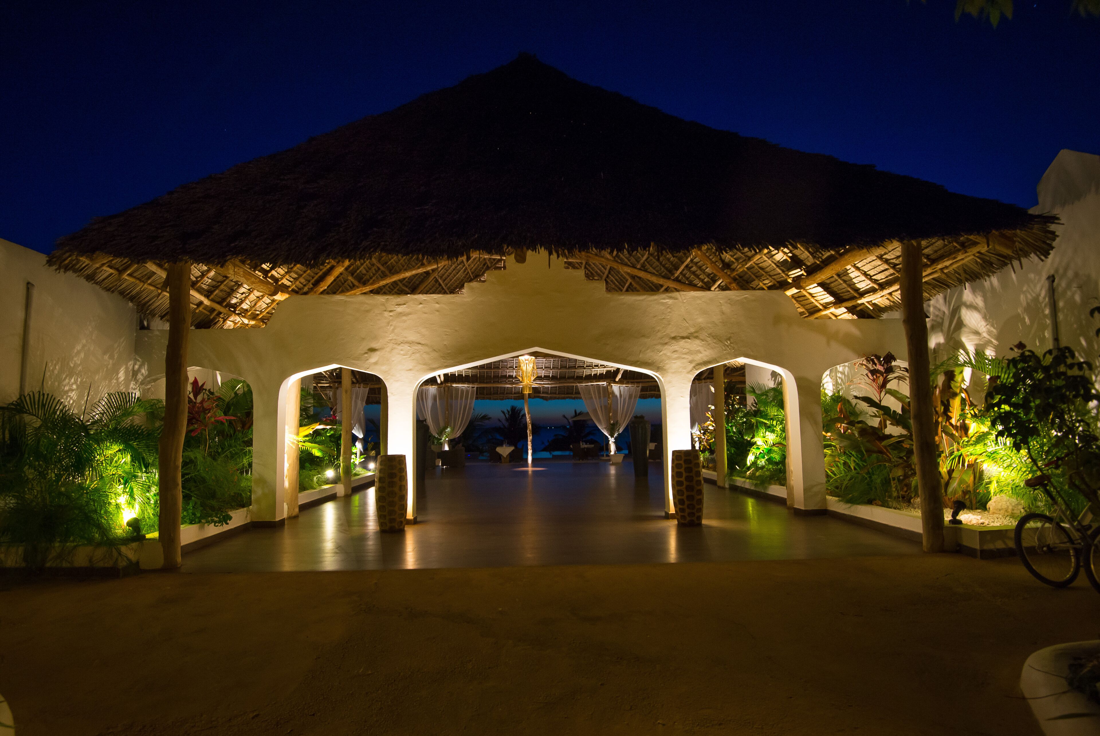 Front of property - evening/night